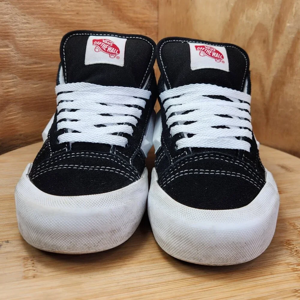 Vans Knu Mid Womens Black Sneakers Size 5.5 - Picture 2 of 9